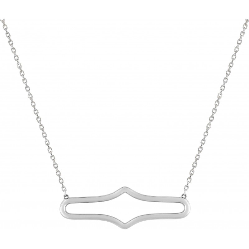 Collier argent rhodié Murat