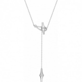 Collier Murat argent rhodié 925/000