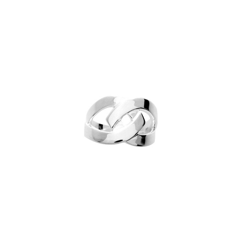 Bague argent rhodié