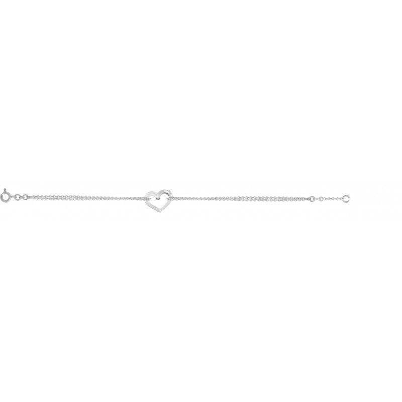 Bracelet argent rhodié