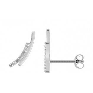 Boucles d'oreilles clous argent + oz