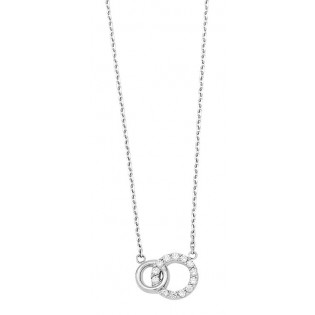 Collier argent rhodié OZ