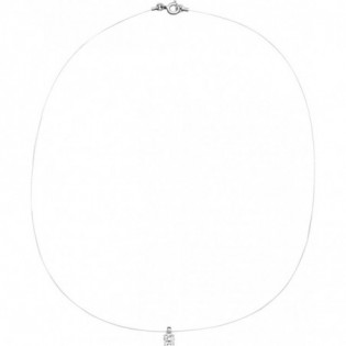 Collier motif argent + OZ / fil