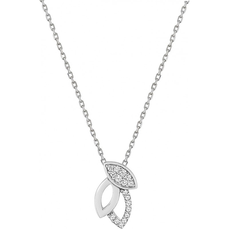 Collier argent rhodié oz