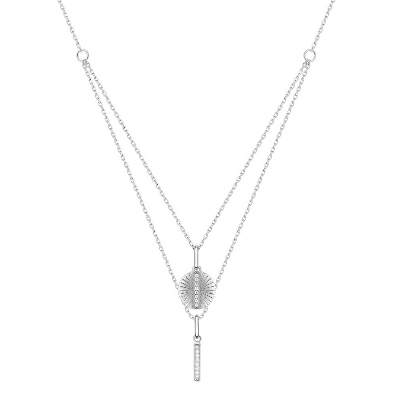 Collier argent rhodié oz