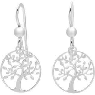 BOUCLES D OREILLES ARGENT RHODIE