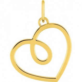 Pendentif or jaune 375