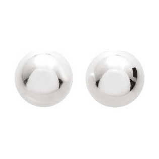 BO boule 10mm argent rhodié