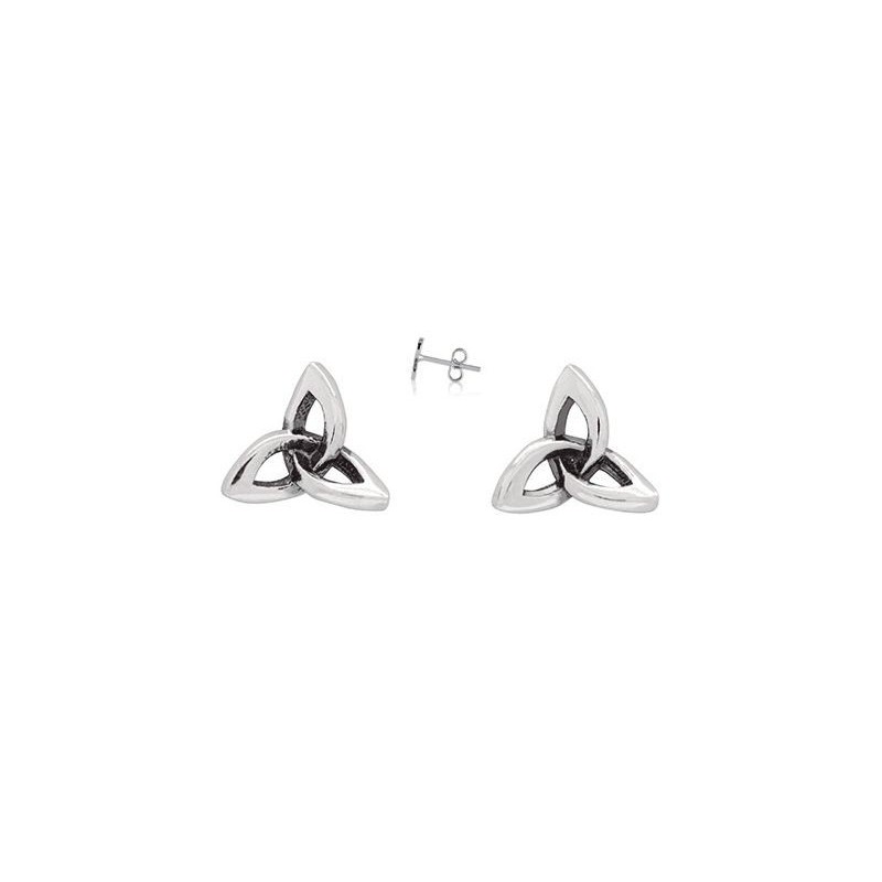 Boucles d'oreilles argent Triquetra