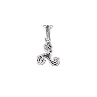 Triskel argent 10 mm