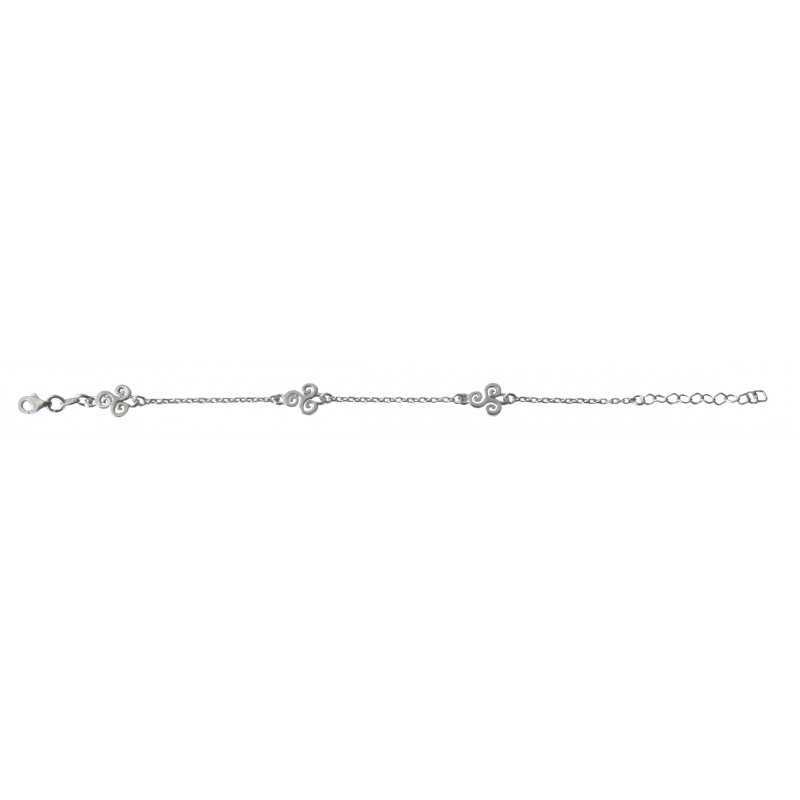 Bracelet argent Triskel