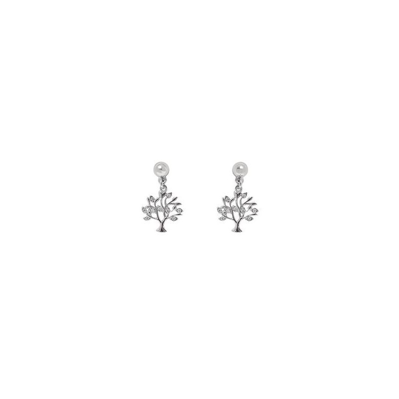 Boucles d'oreilles argent + oz