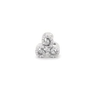 Charms argent Triskel