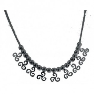 Collier argent Triskel