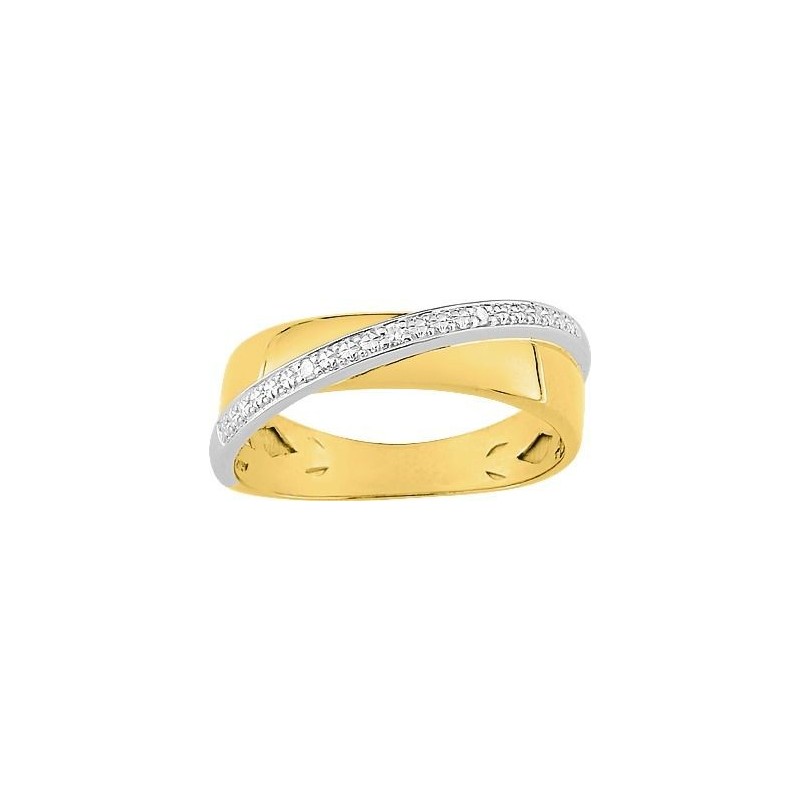 Bague or diamant