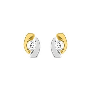 Boucles d'oreilles plaqué or + oz