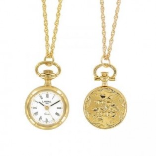 Montre pendentif doré