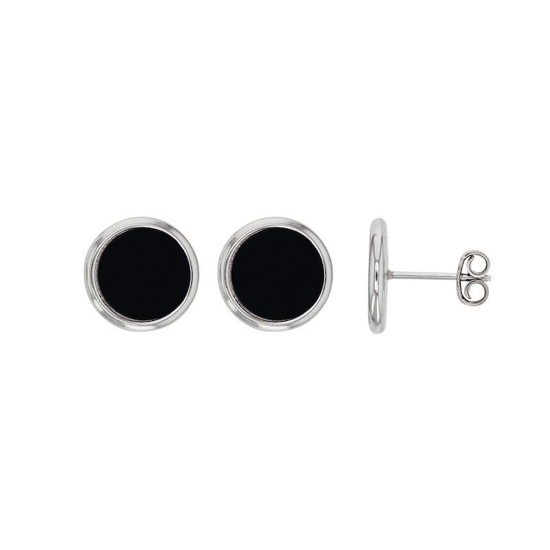 Boucles d'oreilles agt onyx