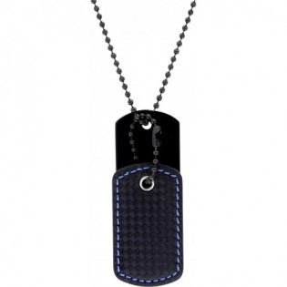 Collier acier noir