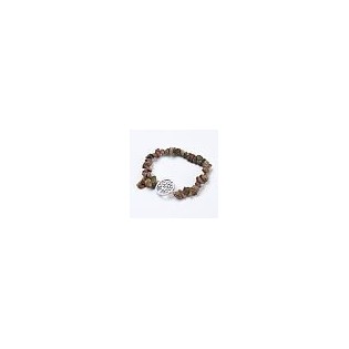 bracelet pierre + arbre de vie