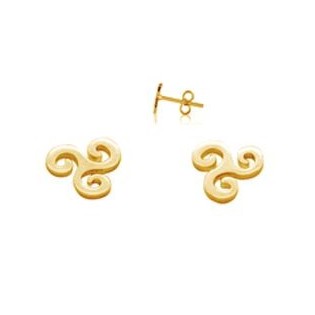 Boucles d'oreilles doré