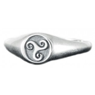 Bague argent Triskel