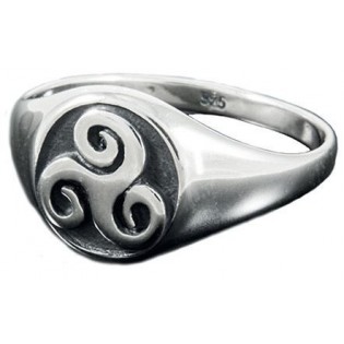 Bague Triskel argent