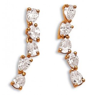 Boucles d'oreilles or 750 + oz