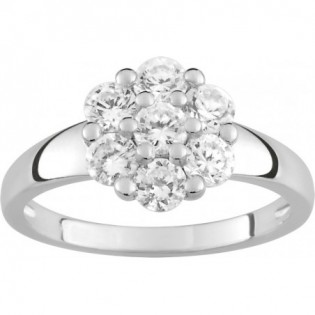 BAGUE ARGENT RHODIE OXYDES