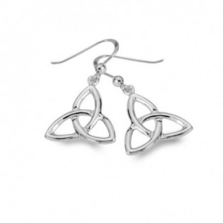 Boucles d'oreilles  entrelacs celtiques argent