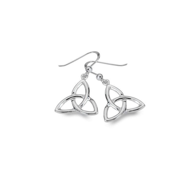 Boucles d'oreilles  entrelacs celtiques argent